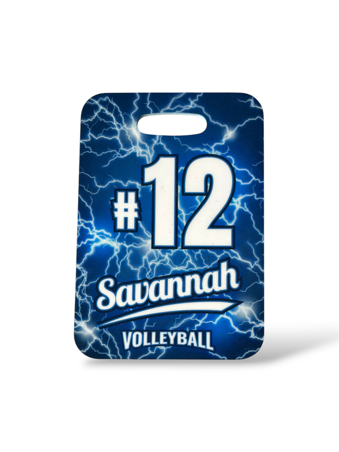 Lightening Volleyball Bag Tag