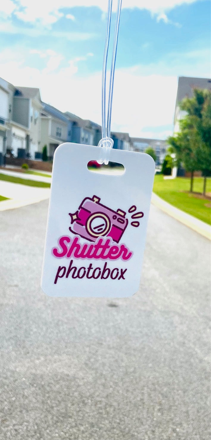 Custom Bag Tag w/Plastic Loop