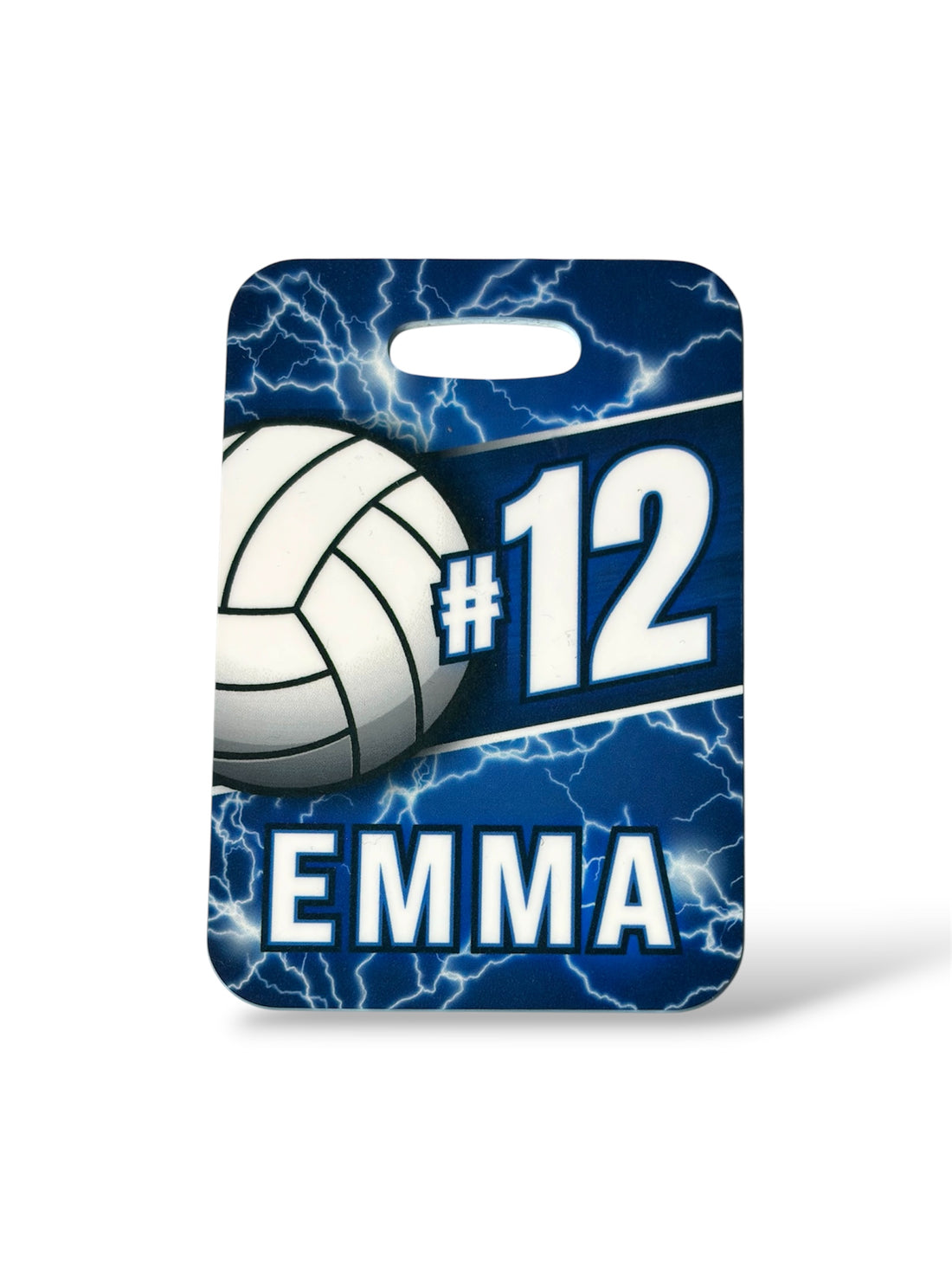 Lightening Plus Volleyball Bag Tag