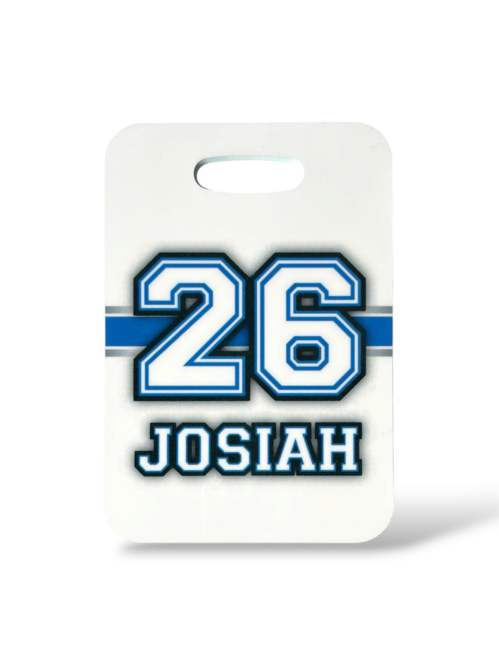 Varsity Sports Bag Tag (Light)