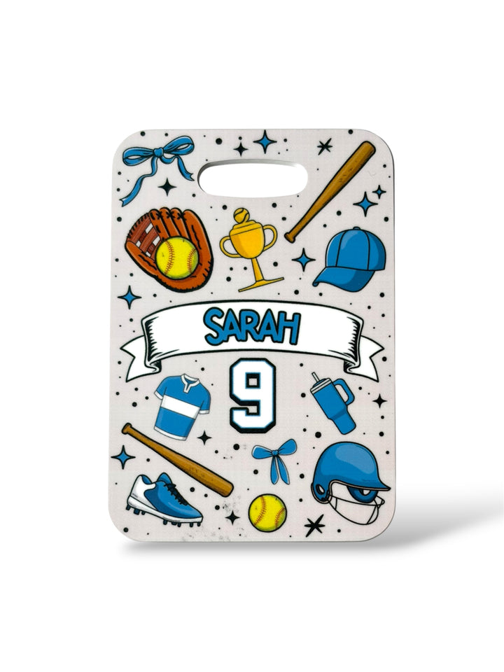 Game Day Softball Bag Tag
