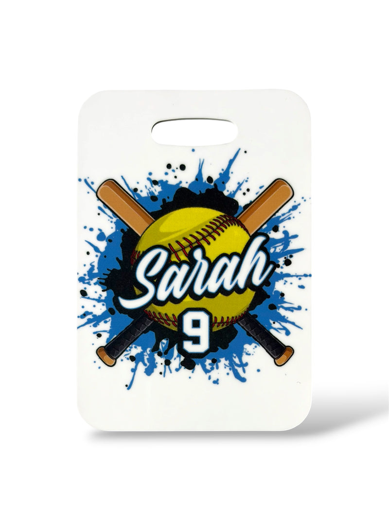 Power Hit Softball Bag Tag (Light)