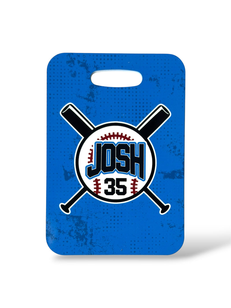 Home Run Baseball Bag Tag