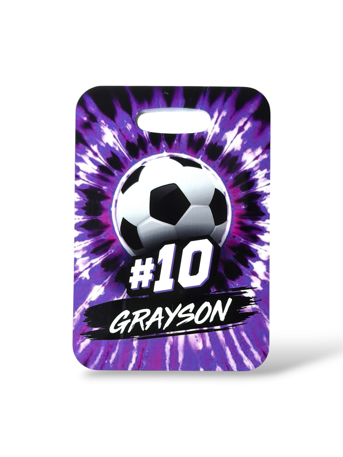Soccer Blast Bag Tag