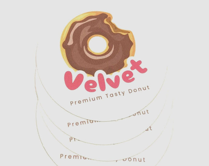 Custom Circle Stick-on Labels